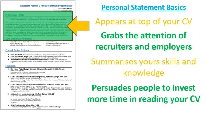 what is personal statement