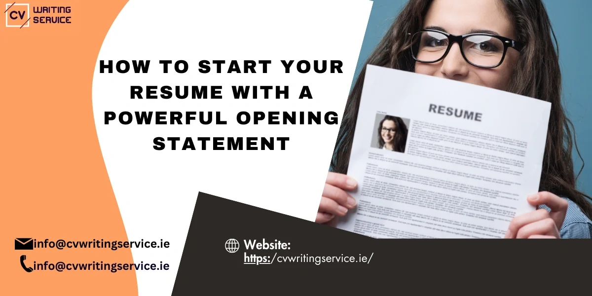 resume opening statement