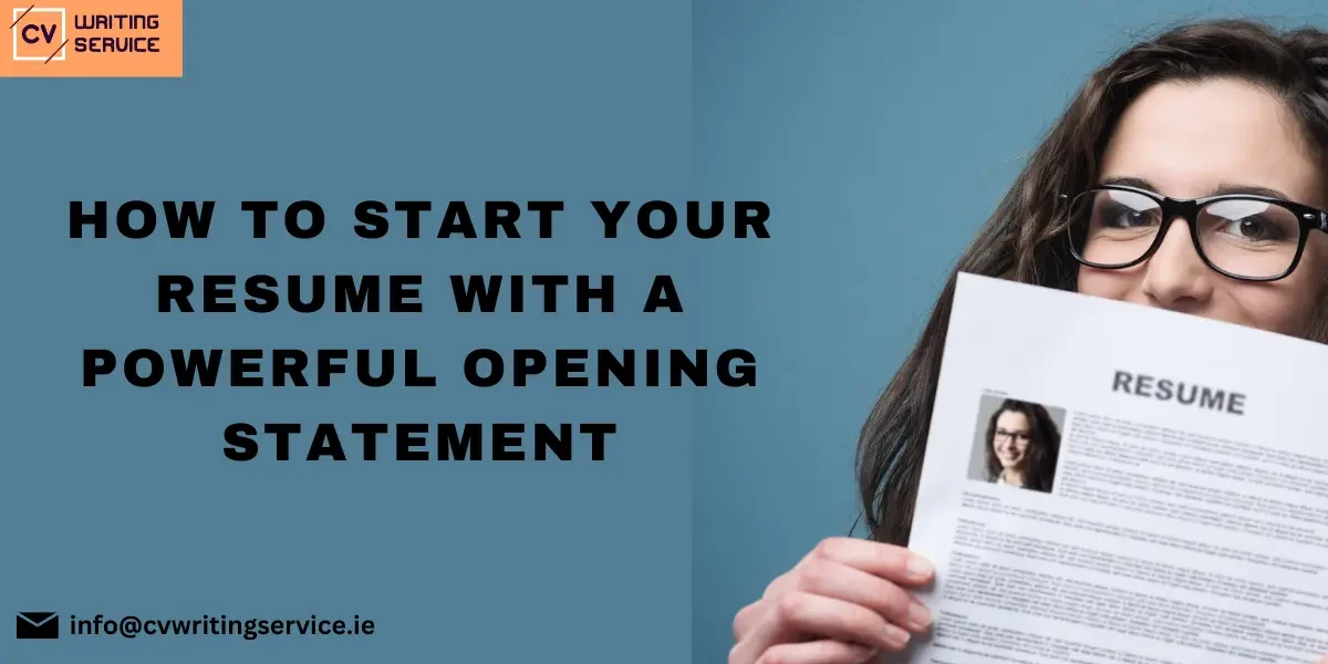 resume opening statement