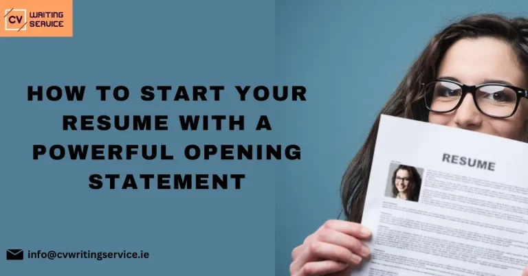 resume opening statement