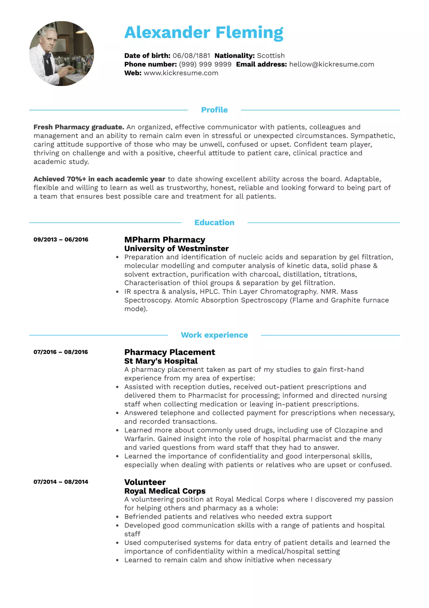 Executive CV - Samples